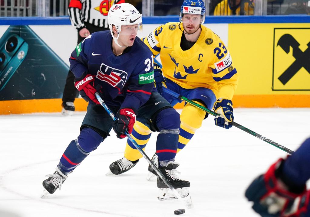 Хоккей, ЧМ-2024, Швеция - США, прямая текстовая онлайн трансляция