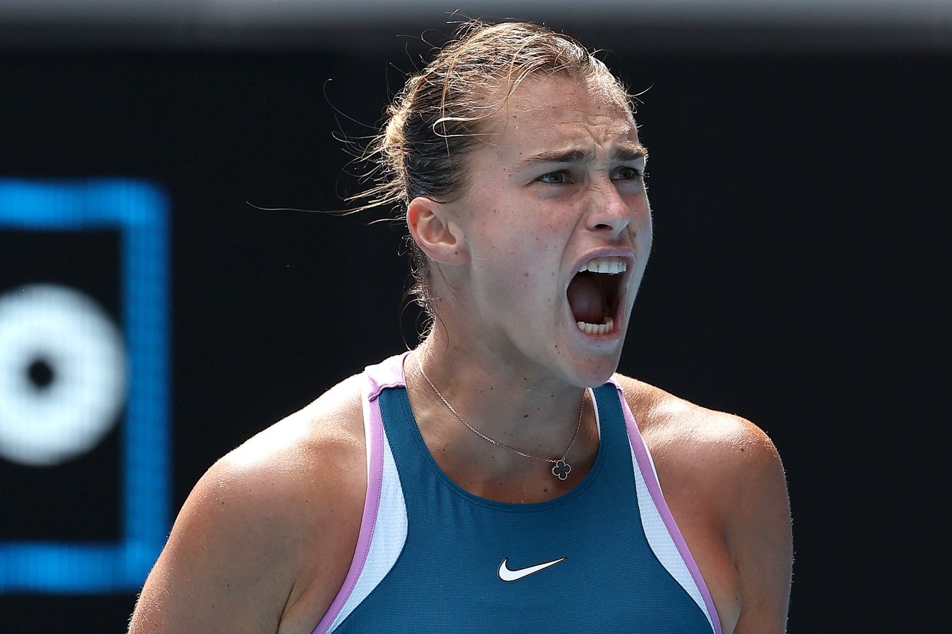 Эмоции Соболенко после победы в тяжелейшем матче со Свитолиной на турнире в Риме